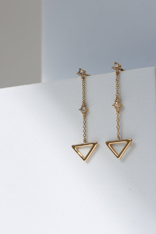 Triangle Dangle Earrings